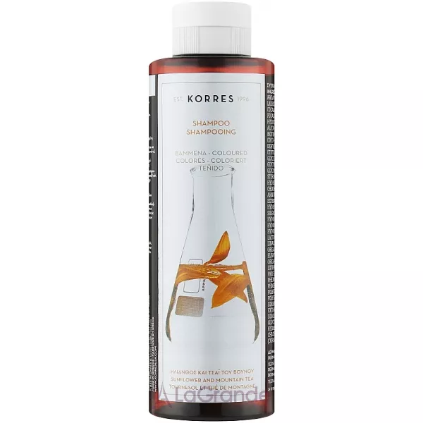 Korres Sunflower And Mountain Tea Shampoo ������� ��� ����������� ������� 