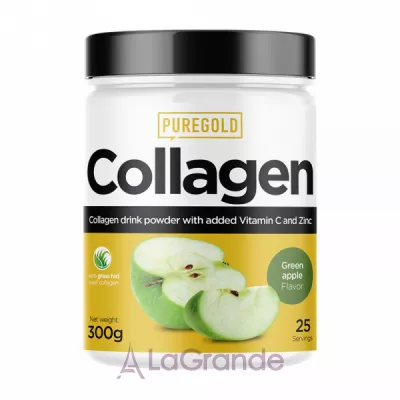 Pure Gold Collagen Green Apple    ,    