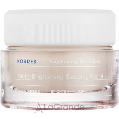 Korres Apothecary Wild Rose Night-Brightening Sleeping Facial     