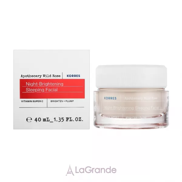 Korres Apothecary Wild Rose Night-Brightening Sleeping Facial ����������� ������ ���� ��� ����