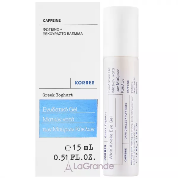 Korres Korres Greek Yoghurt Wide Awake Eye Gel �������������� ���� ��� ���� ����� ������ ��