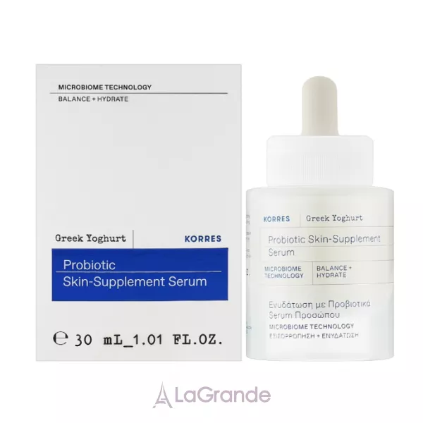 Korres Greek Yoghurt Probiotic Skin-Supplement Serum ��������� ��� ������� � �����������