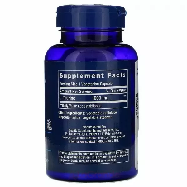 Life Extension Taurine 1000 mg ����������� ������� 