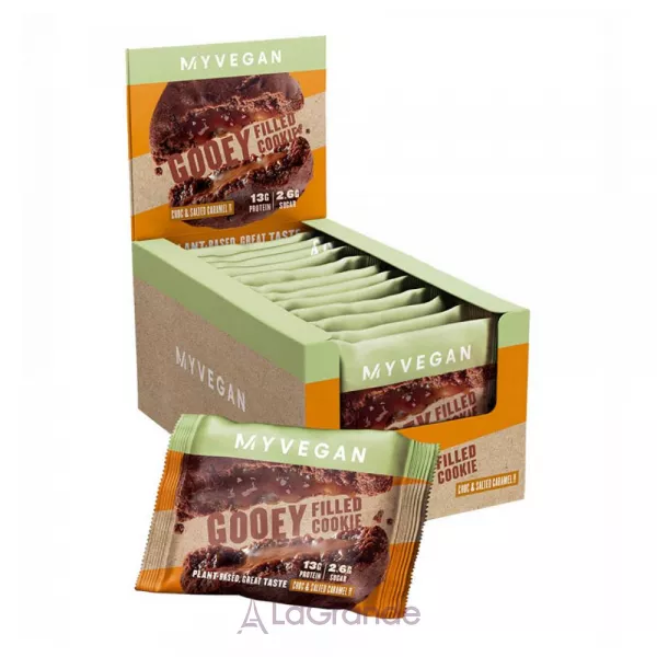 Myprotein Vegan Filled Protein Cookie Double Chocolate & Caramel ��������� ����������� ������� 