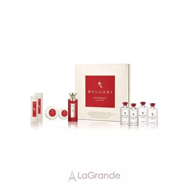 Bvlgari Eau Parfumee au The Rouge ���� (�������� 75 �� + ���� ��� ���� 75 �� + ������� ��� ��� 75 �� + ������� 75 �� + ����������� 75 �� + ���� 75 � + ���� 50 � + 2 �������� ��������, �� ��������)