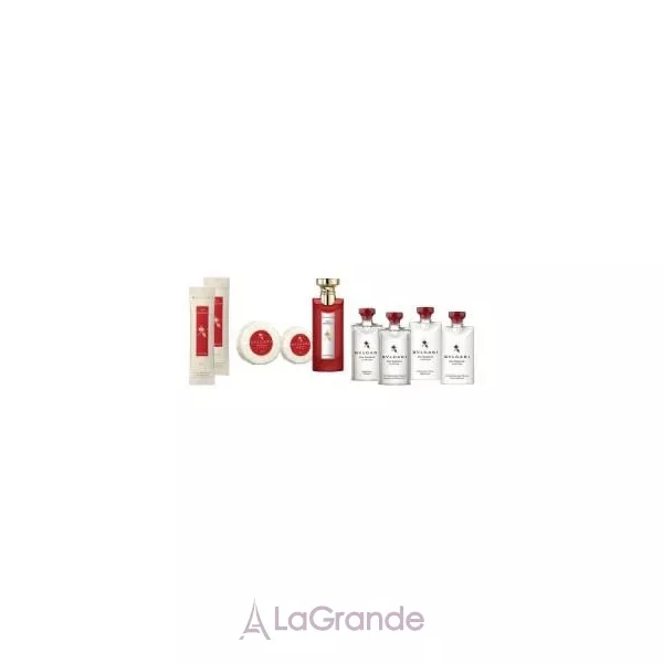 Bvlgari Eau Parfumee au The Rouge ���� (�������� 75 �� + ���� ��� ���� 75 �� + ������� ��� ��� 75 �� + ������� 75 �� + ����������� 75 �� + ���� 75 � + ���� 50 � + 2 �������� ��������, �� ��������)