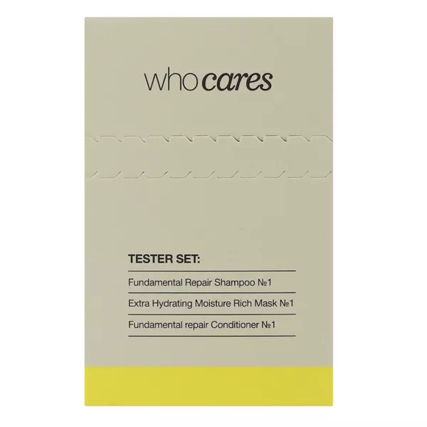 Who Cares Tester Set ���� (shm/3x10ml + h/cond/3x10ml + h/mask/3x10ml)