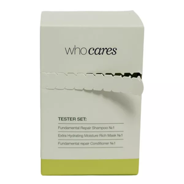 Who Cares Tester Set ���� (shm/3x10ml + h/cond/3x10ml + h/mask/3x10ml)
