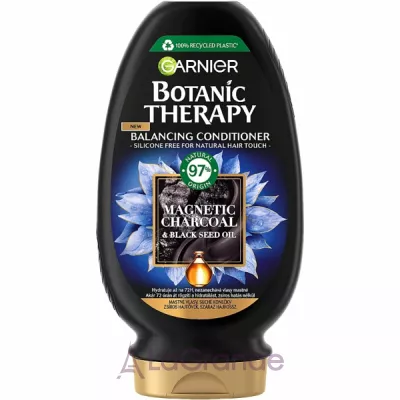 Garnier Botanic Therapy Magnetic Gharcoal & Black Seed Oil Balancing Conditioner  - 