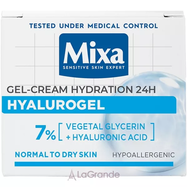 Mixa Hydrating Hyalurogel Intensive Hydration �������������� ����-���� ��� ��������� �� ������� ���� ������� � ����������� �������� � ���������