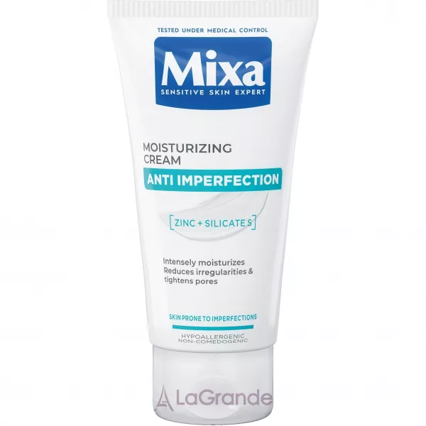 Mixa Sensitive Skin Expert 2 in 1 Moisturizing Cream Anti-Imperfection �������������� ���� � ������ ��� ������� ����, ������� �� �������