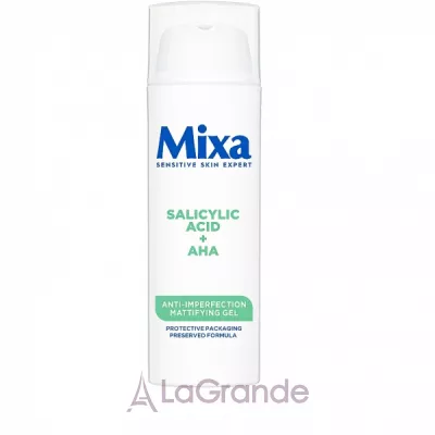 Mixa Sensitive Skin Expert Anti-Imperfection Mattyfing Gel       AHA   