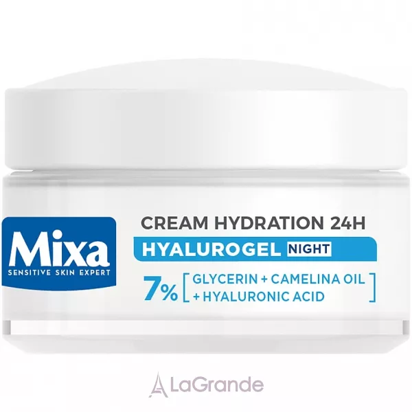 Mixa Hyalurogel Night Hydrating Cream-Mask ͳ���� ����-����� ��� ���������� ������� ���� ������� � ��������� � ����������� ��������