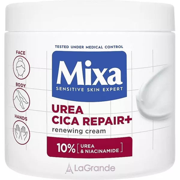 Mixa Urea Cica Repair+ Regenerating Cream ����������������� ����-���� � ����� ��� ����� ���������� ���� ����, ��� � ����