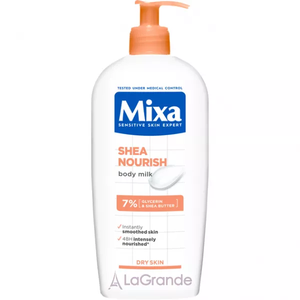 Mixa Shea Nourish Body Milk ����������� ������� � ������ �� ��� ����� ���� ����