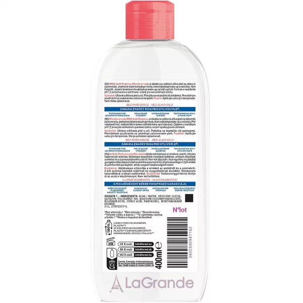 Mixa Anti-Redness Micellar Water ����������� ���� ������ ����������� ��� �������������� ���� ����