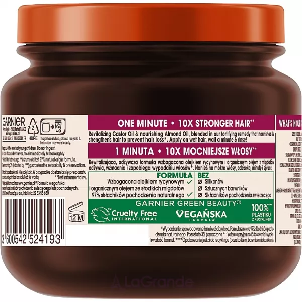 Garnier Botanic Therapy Hair Remedy Castor Oil And Almond Anti Hair Fall Mask ����������� ����� ��� ��������, ��������� �� �������� ������� 
