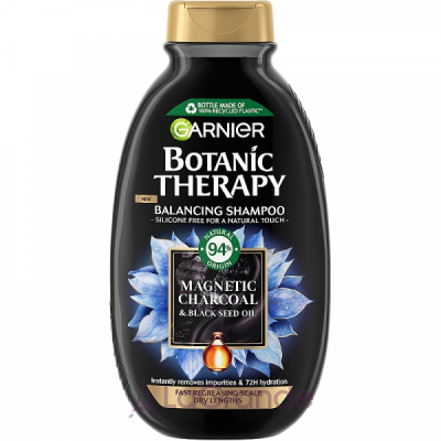 Garnier Botanic Therapy Magnetic Gharcoal & Black Seed Oil Balancing Shampoo   