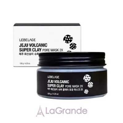 Lebelage Jeju Volcanic Super Clay Pore Mask 2X     