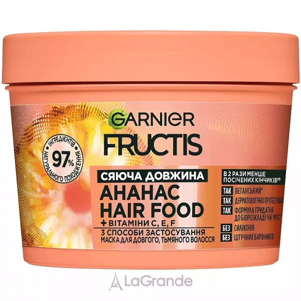 Garnier Fructis Hair Food Pineapple Mask ����� ��� �������, �������� ������� 
