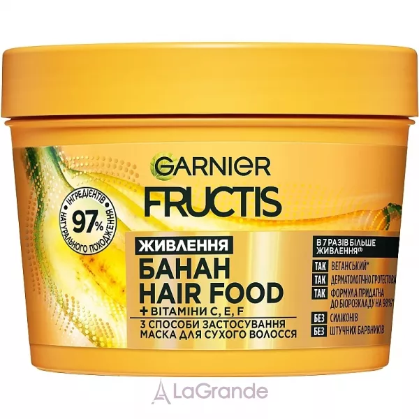 Garnier Fructis Hair Food Banana Mask ����� 3 � 1 
