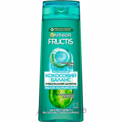 Garnier Fructis Coconut Water Balancing Shampoo   ,       ,   