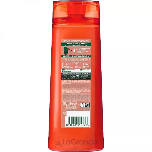 Garnier Fructis Goodbye Damage Shampoo ������������ ������� ��� ������������ ������� � ��������� ��������� � �볺� ����