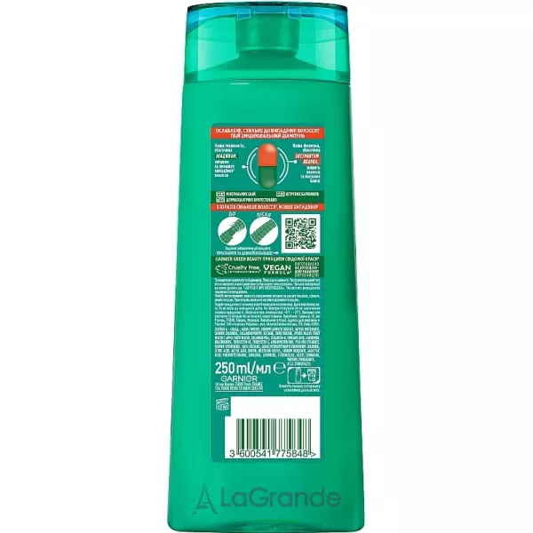 Garnier Fructis Grow Strong Shampoo ����������� ������� 