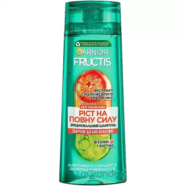 Garnier Fructis Grow Strong Shampoo ����������� ������� ����� � ������ ���� ��� ������, �������� � ��������� �����