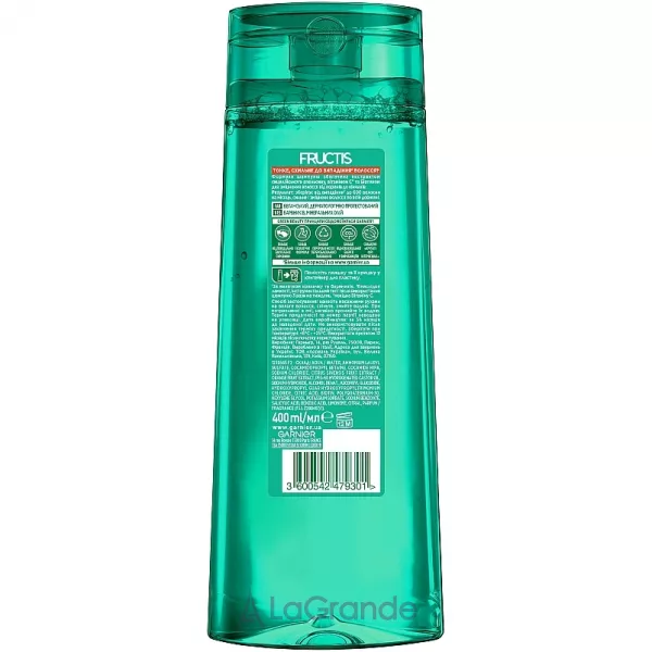 Garnier Fructis Grow Strong Shampoo ����������� ������� ����� � ������ ���� ��� ������, �������� � ��������� �����