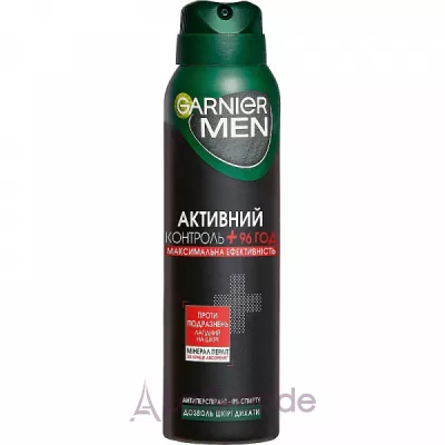 Garnier Mineral Action Control+ 96h Men Deodorant - 