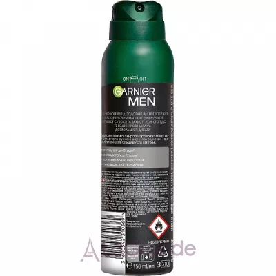 Garnier Men Mineral Magnesium Ultra Dry 72h Deodorant -   