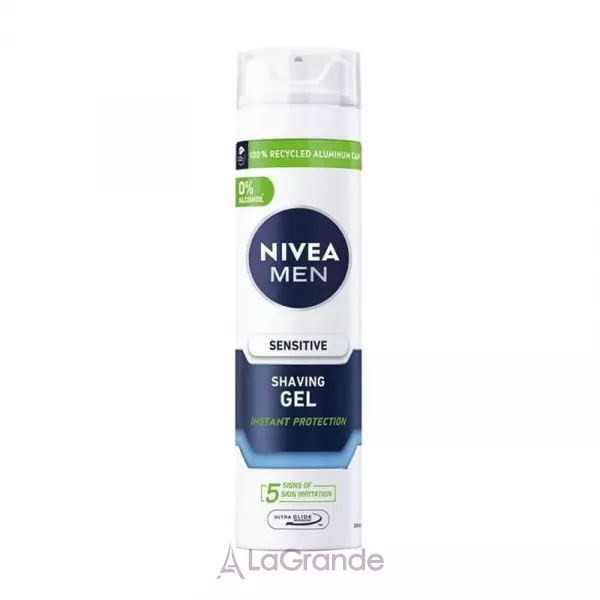 Nivea Men Sensitive Instant Protection Shaving Gel ���� ��� ������ ��� ������� ���� 