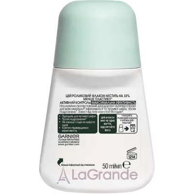 Garnier Mineral Action Control+ 96h Deodorant  -   