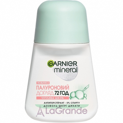 Garnier Mineral Hyaluronic Care 72h Sensitive  - 