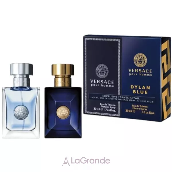 Versace Pour Homme ���� (�������� ���� Versace Pour Homme 30 �� + �������� ���� Versace Pour Homme Dylan Blue 30 ��)