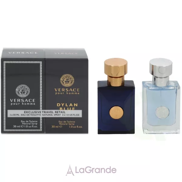 Versace Pour Homme ���� (�������� ���� Versace Pour Homme 30 �� + �������� ���� Versace Pour Homme Dylan Blue 30 ��)