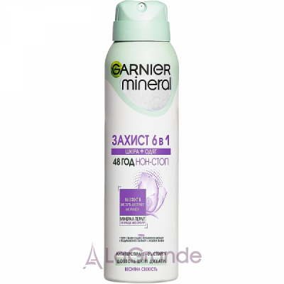 Garnier Mineral 6-in-1 Protection Floral Fresh Anti-Perspirant - 