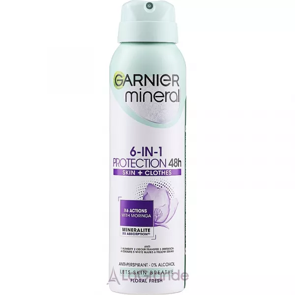 Garnier Mineral 6-in-1 Protection Floral Fresh Anti-Perspirant ����������-����� 