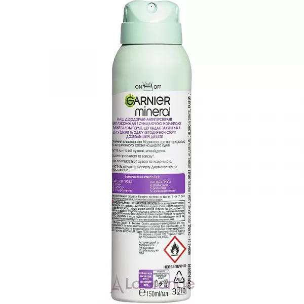 Garnier Mineral 6-in-1 Protection Floral Fresh Anti-Perspirant ����������-����� 