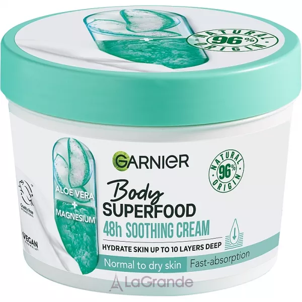 Garnier Body SuperFood Aloe Vera + Magnesium ������������ ���� ��� ��� ��� ��������� �� ���� ����