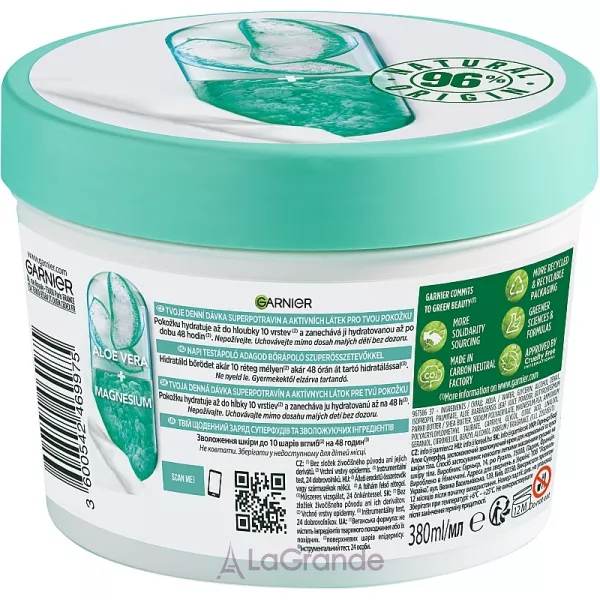 Garnier Body SuperFood Aloe Vera + Magnesium ������������ ���� ��� ��� ��� ��������� �� ���� ����