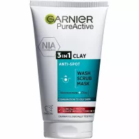 Garnier Pure Active 3in1 Clay �������� 3�1: ���� ��� ��������, ����� � ����� � ������ ��� ���� ����