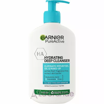 Garnier Pure Active Hydrating Deep Cleanser       ,   