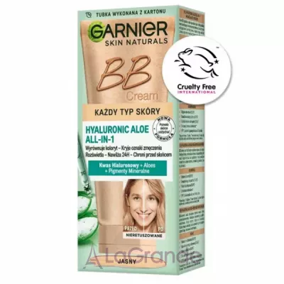 Garnier Skin Naturals Hyaluronic Aloe All-in-1 BB Cream BB-    