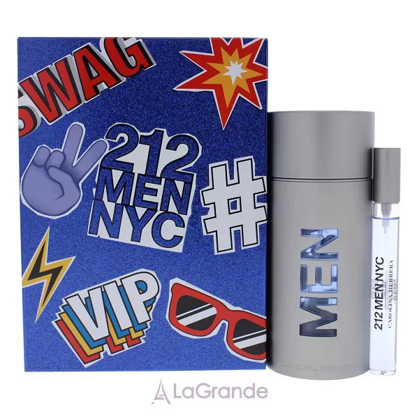 Carolina Herrera 212 Men ����� (��������� ���� 100 �� + ��������� ���� 10 ��)