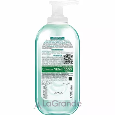 Garnier Skin Naturals Hyaluronic Aloe Gel Wash ó -      