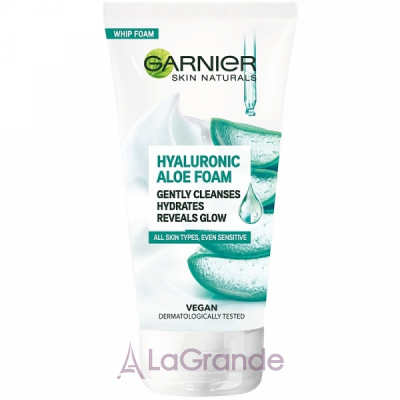 Garnier Skin Naturals Hyaluronic Aloe Foam   -  