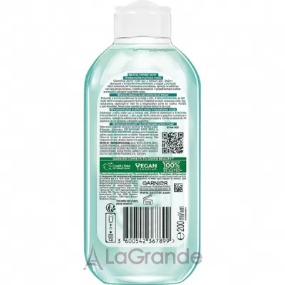 Garnier Skin Naturals Hyaluronic Aloe Toner            ,  