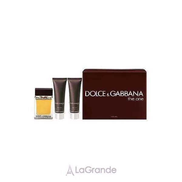 Dolce & Gabbana The One for Men ���� (�������� ���� 100 �� + ������� ���� ������ 75 �� + ���� ��� ���� 50 ��)